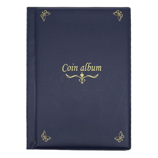 Книга для сбора монет, 10 страниц, 150 карманов, прозрачный ПВХ, многоцелевые марки, памятные медали, органайзер для монет