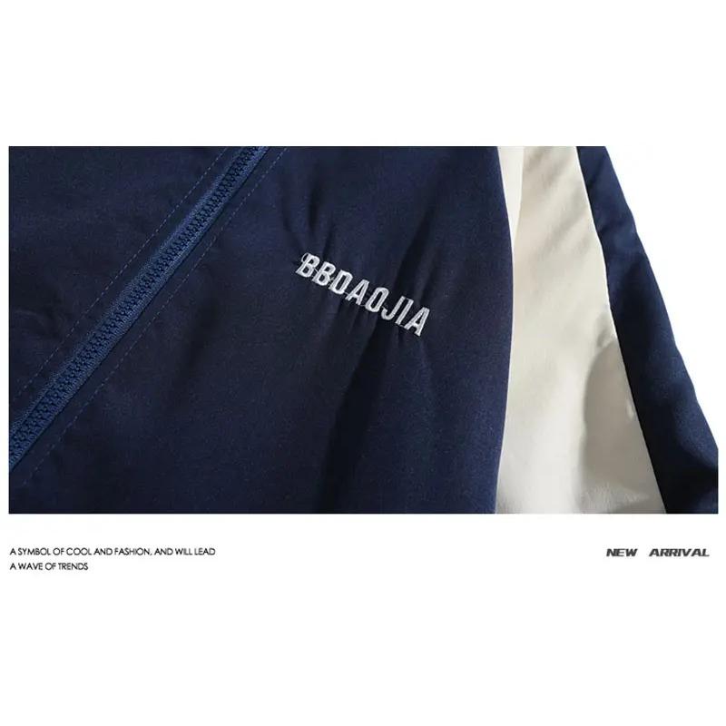 Осеннее пальто в стиле хип-хоп, тонкий унисекс, уличный модный тренч, спортивная бейсбольная куртка, крутая молния, осеннее свободное пальто