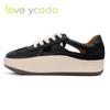 Handmade Women's and Girls' Natural Leather Comfortable Platform Fashion Casual Shoes
