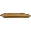 Efo Plateau de service ovale en bois - Assiette en bois de hêtre - Une excellente option comme plateau à fromage - taille 31x20x2 cm