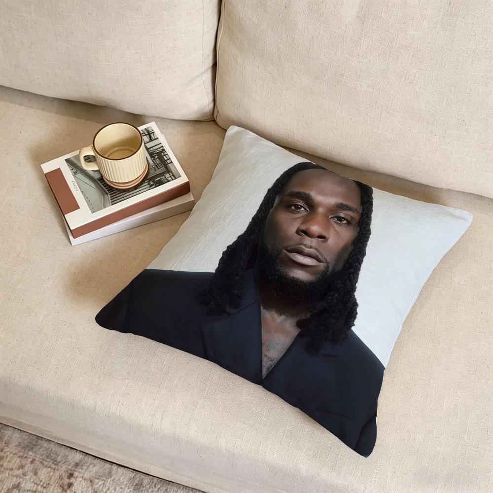 B-Burna Boy Наволочка Ткань Мягкий Декор, Наволочка, Чехол на Подушку, Подушка для Дивана, Декор для Дома