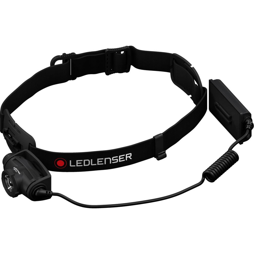 Ledlenser H5 Core LED 2 AA Battery Charging Black Japanese Headlight, Cases, (Product Code 502193) [Official Product]