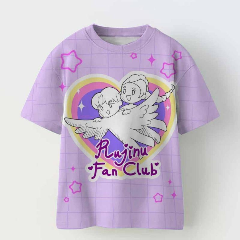 Летняя мода Женская футболка Охотники на демонов Аниме принт Девушка Повседневный пуловер Женский топ Футболки Одежда