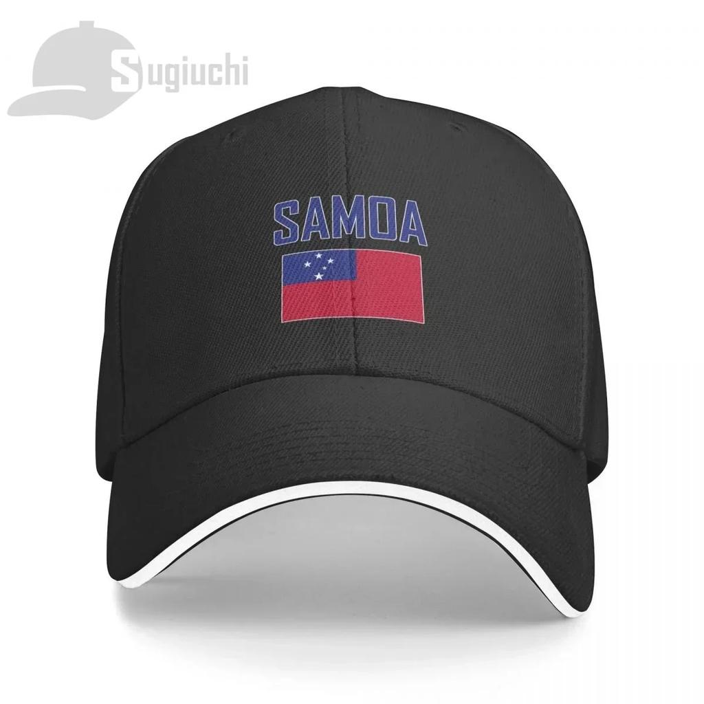 SAMOA Flag With Letter Baseball Cap Unisex Women Summer Unisex Hip Hop Caps Cotton Snapback Golf Hat Fishing Caps