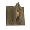 Prayer Hand Candlestick Resin Material Symbol of Faith Emotion Warmth Hope Candle Stand Peaceful Home Accent