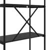 Bookshelf Black Oak Effect 80 x 30 x 109 cm Engineered Wood