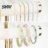T-shaped Jewelry Holder 3 Tier Velvet Organizer, for Bracelet, Countertop Necklaces Rings, & Earrings, Stand with Storage Tray Tiered Organizer