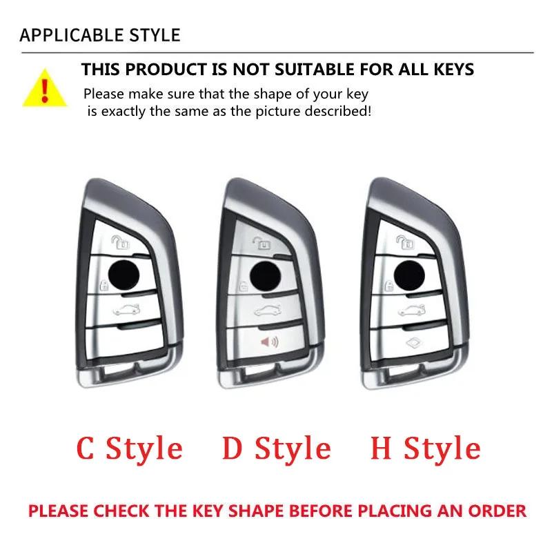 Hot 2025 Car Key Case Cover Shell Keychain for BMW X1 X3 X4 X5 F15 X6 F16 G30 7 Series G11 F48 F39 520 525 f30 118i 218i 320i Ac