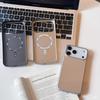 Магнитный чехол для iPhone 17 Pro Max: Гофрированный легкий конек, матовая поверхность на ощупь как кожа, стильный дизайн