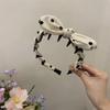 Elegant Polka Dot Bow Toothed Hairband For Women Girls Sweet Hair Ornament Headband Hair Hoop  Hair Accessories Gift