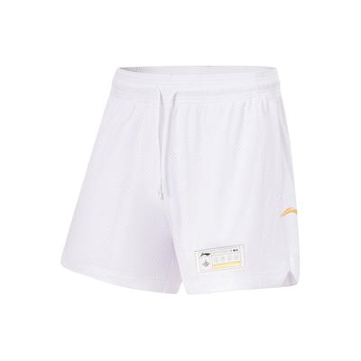 Шорты для баскетбола Li Ning серии Gradient Print Casual Sports, мужские шорты, стандартные, белые AAPU229-6