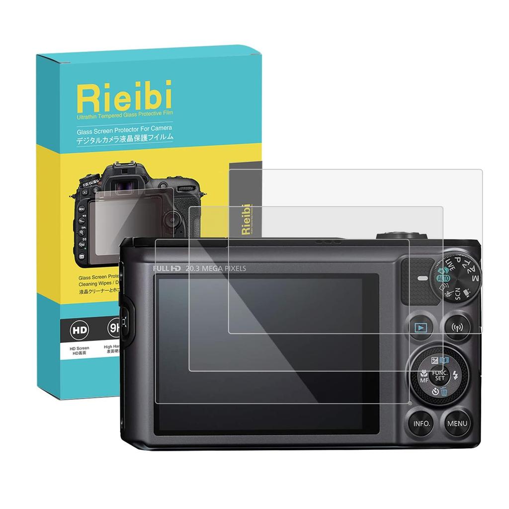 Rieibi Canon SX720 HS LCD Screen Canon SX720 HS Screen SX620 HS Protective SX620 HS Tempered Glass Film for PowerShot SX720 9H Impact Fingerprint Thin