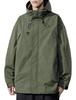 Wisdom Leaves Outdoor Mountain Long and Lightweight Hooded Solid Size for and Fishing Men's Parka, Lightweight, Breathable, Sleeve, Waterproof,