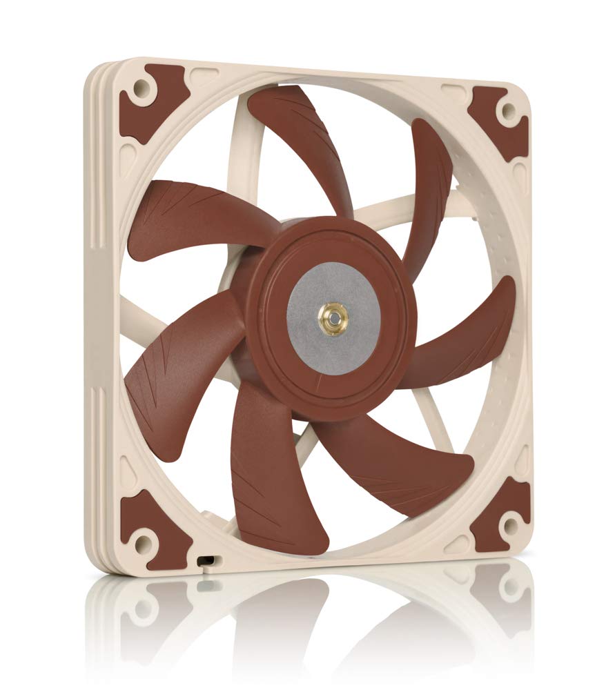 Noctua Premium Тихий 4-контактный NF-A12x15 PWM, Вентилятор, -контактный (120x15мм, Коричневый)