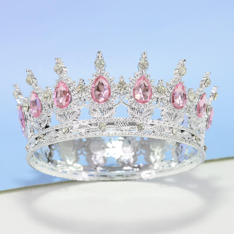 Ideal Gift Large Crystal Crown Cake Topper Shiny for Mother's Day Birthday Wedding Bridal Shower Cake Decor