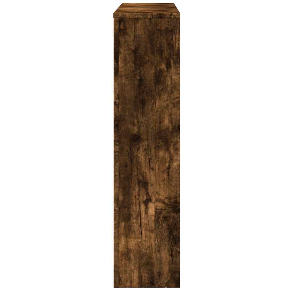 Radiator Cover Smoked Oak 149 x 20 x 82 cm Engineered Wood