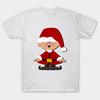 T Shirt Women Little Santa Claus Harajuku Print Kawaii Tshirt Summer Short Sleeve Female T-Shirt Top Tee