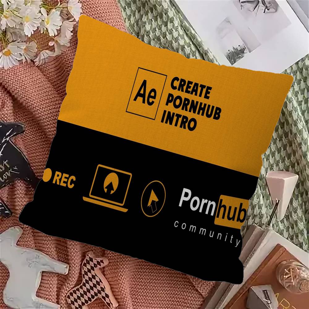 Porn hub Front Pillowcase toon Gift Cushion Cover Bedroom Home Sofa Chair Seat Decor pillow case