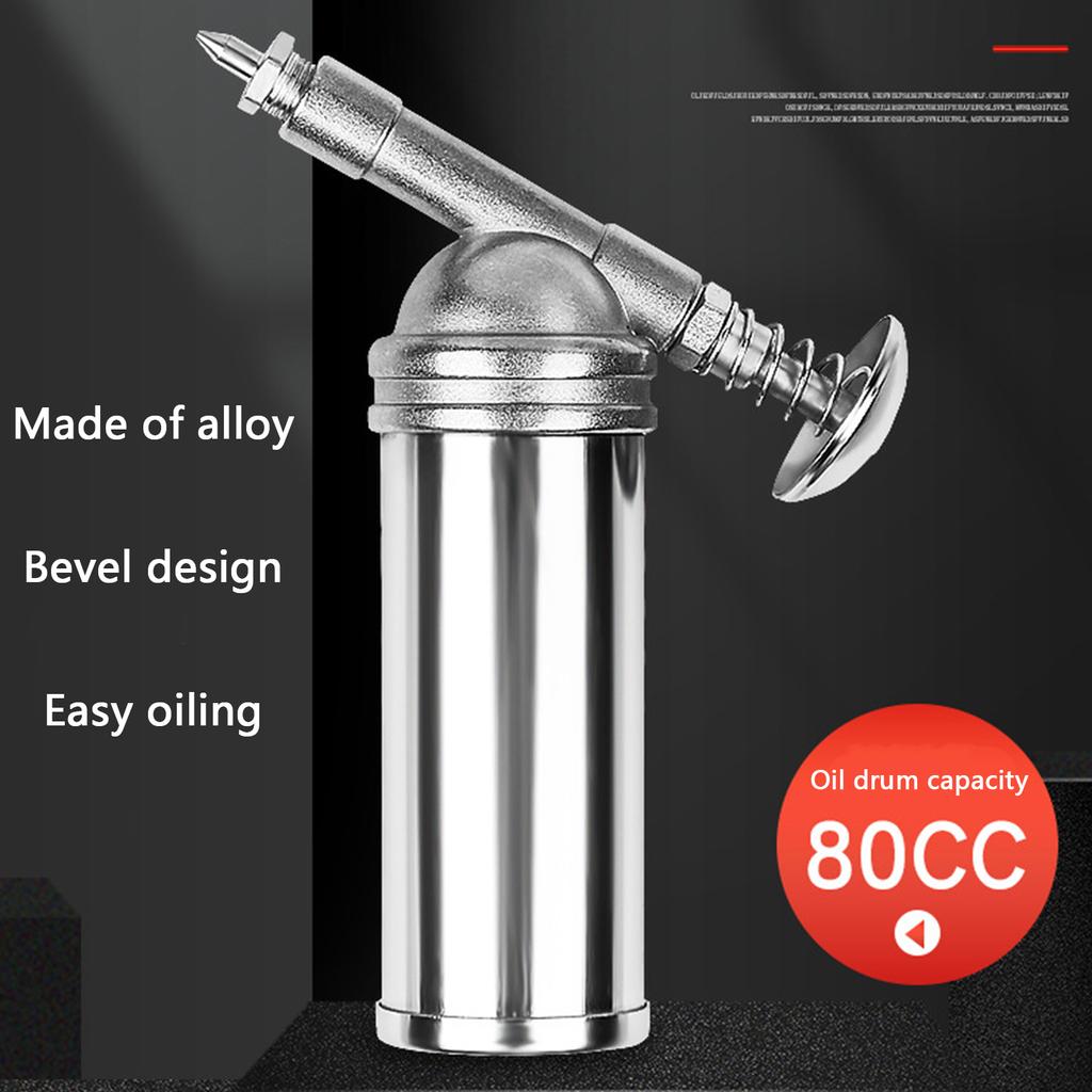 Manual High Pressure Oiler Airbrush Gun Bicycle 80CC Grease Gun Pump Hose Grease Spray Gun For Road Bike MTB Repair Tool