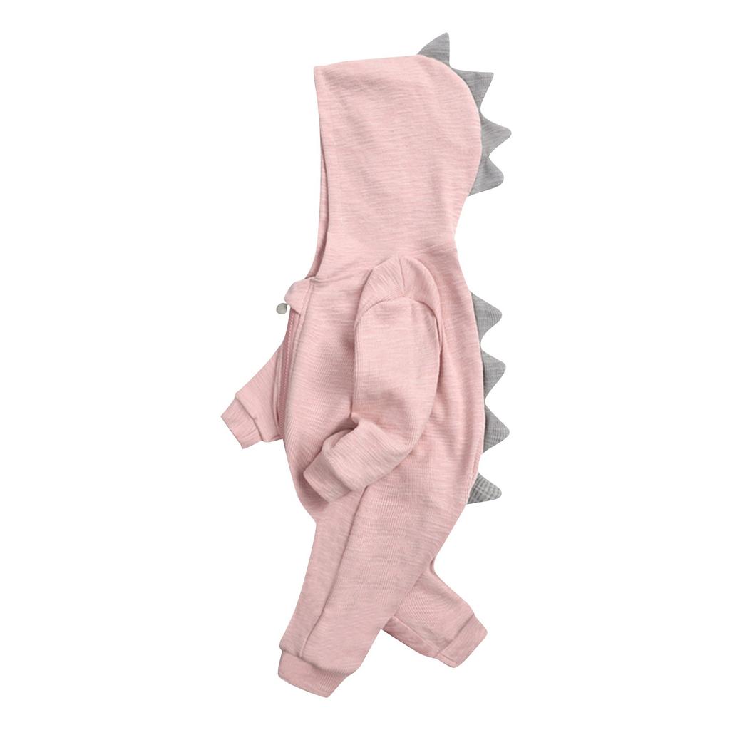 Детская одежда для ползания на Хэллоуин, весенне-осенний комбинезон с капюшоном и длинными рукавами на молнии