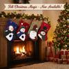 4PCS/SET 3D Christmas Stockings Cute Christmas Ornaments Socks Xmas Gift Bags  Home