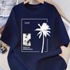 Sister City International Palm Tree Graphic T-Shirt,Soft Breathable & Fade-Resistant, Classic Fit for Daily Casual Wear