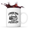 Mug - PLANETEE - Chauffeur De Taxi - Céramique 330 Ml - Compatible Lave‑vaisselle - Imprimé En Bretagne