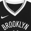 Nike Детская майка для баскетбола с V-образным вырезом и принтом логотипа в виде букв Детские топы Черный CZ6596-010