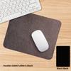 Non-slip Double-sided Mouse Pad Cowhide Leather Texture Mousepad High Quality Mice Mat  Students
