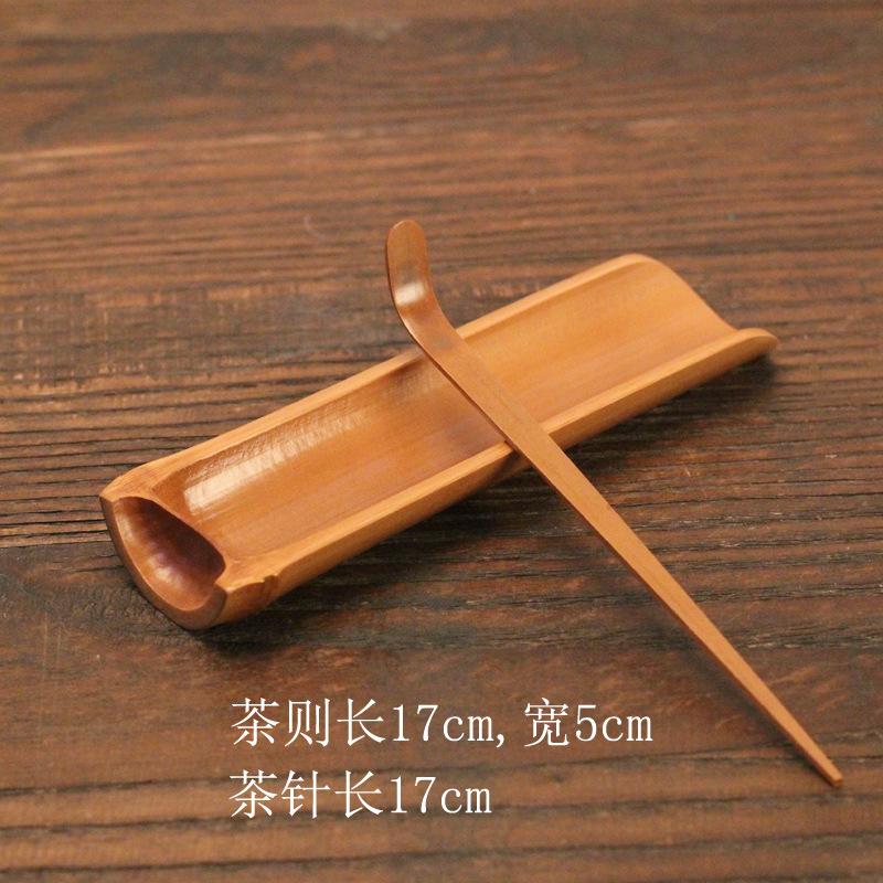 1 Suit Natural Bamboo Tea Scoops Matcha Coffee Sugar Salt Spoon Scoop Chinese Tea Sets Kitchen Tool Tea Ceremony Accessories