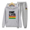 One Love Printing Men'S Tracksuit Winter Suit Sports Fashion Tracksuit For Women Men Hoodie Clothing Hoodies+Pants Two Piece Set