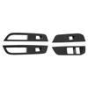 Compatible For MG4 EVMulan 2022-2024 Car Window Control Lift Switchs Panel Cover Trim Decoration ABS Carbon FiberDurable