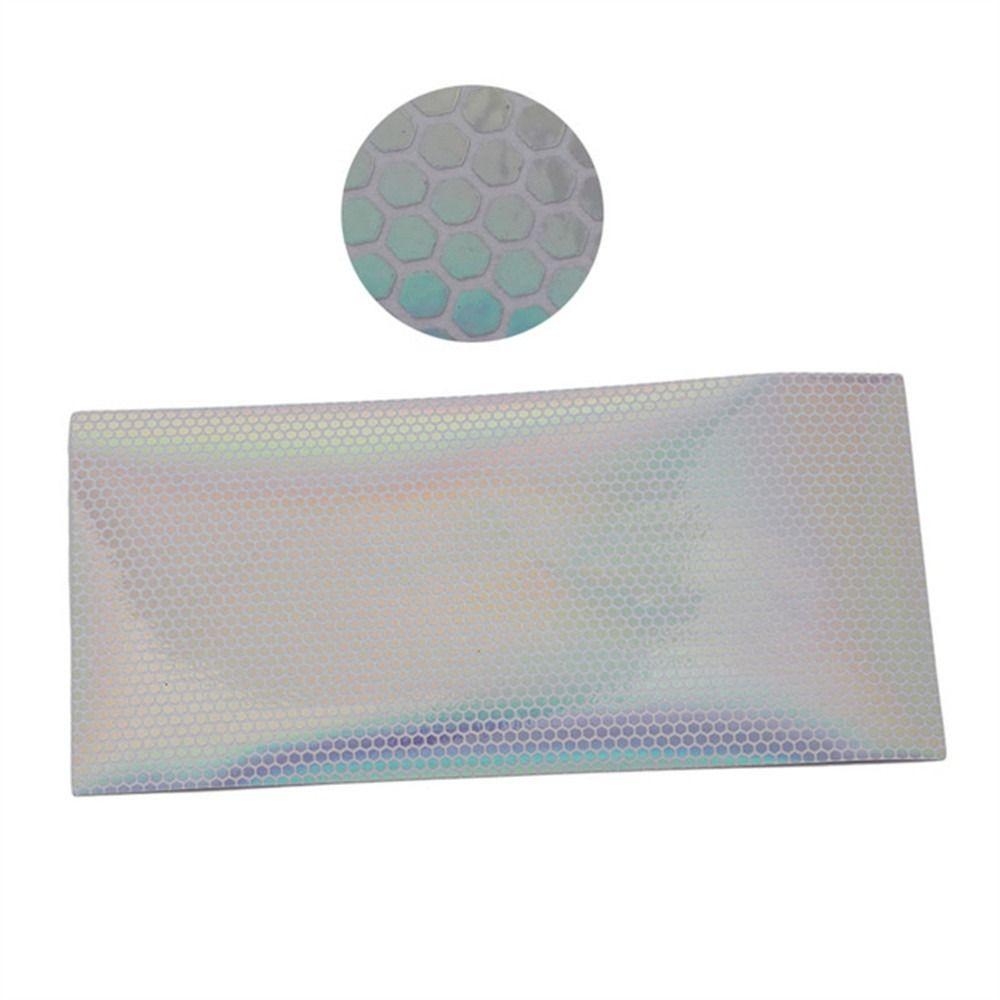 Серебряные лазерные наклейки на рыбью кожу Водонепроницаемая пленка для рыболовных приманок Наклейки на рыболовные приманки Жесткая приманка