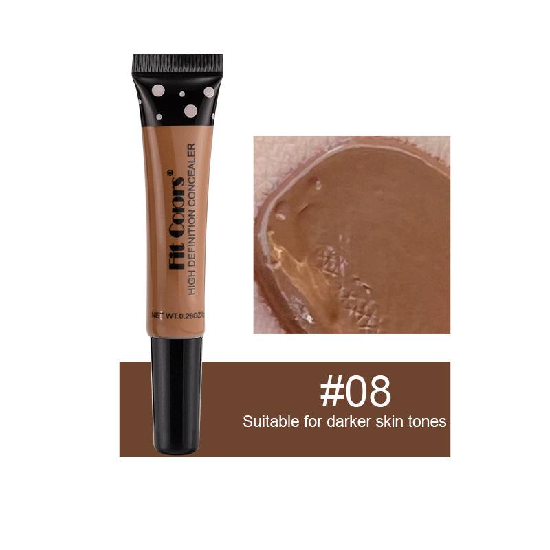 Fit Colors 8 Color Hose Concealer Concealment Repair Nourishing Liquid Foundation To Cover Dark Circles Acne Spots