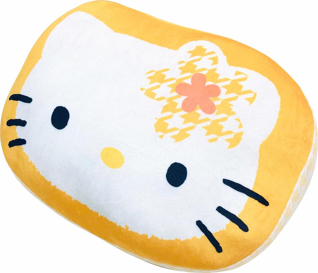 MORIPiLO Персонажи Sanrio Хелло Китти Подушка для тела Микроткань Плюшевая игрушка Подушка для сна Желтая 32x23x10см от Morishita Makura (Кушон для лица)