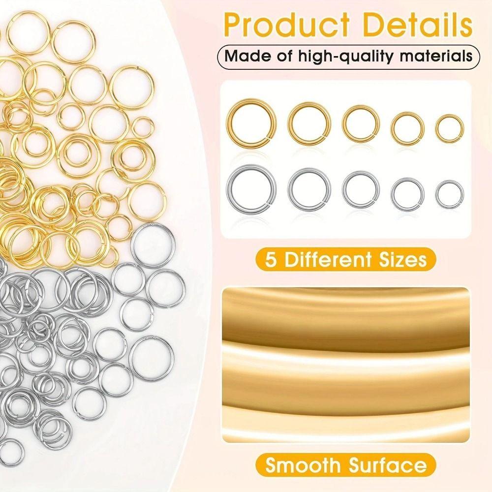 12 Grids Jewelry Findings Set Chain Closure Repair Tools Kit Pliers  Necklace Repair