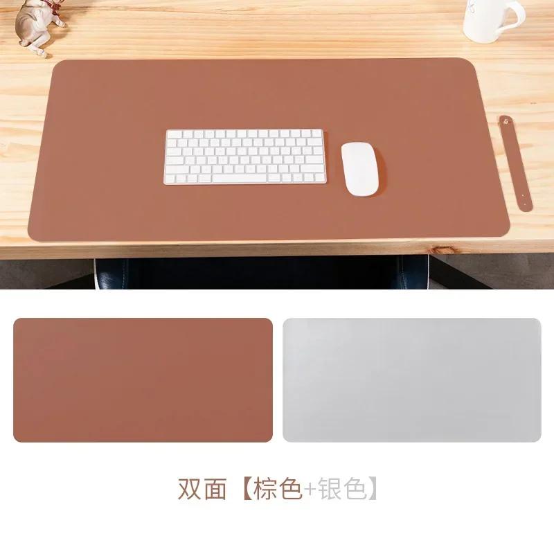 2024 New office Mouse Pad 90x45/80x40cm PC Mousepad XXL Computer Waterproof Table Pad PU Leather Large Desk Mat Double-sided