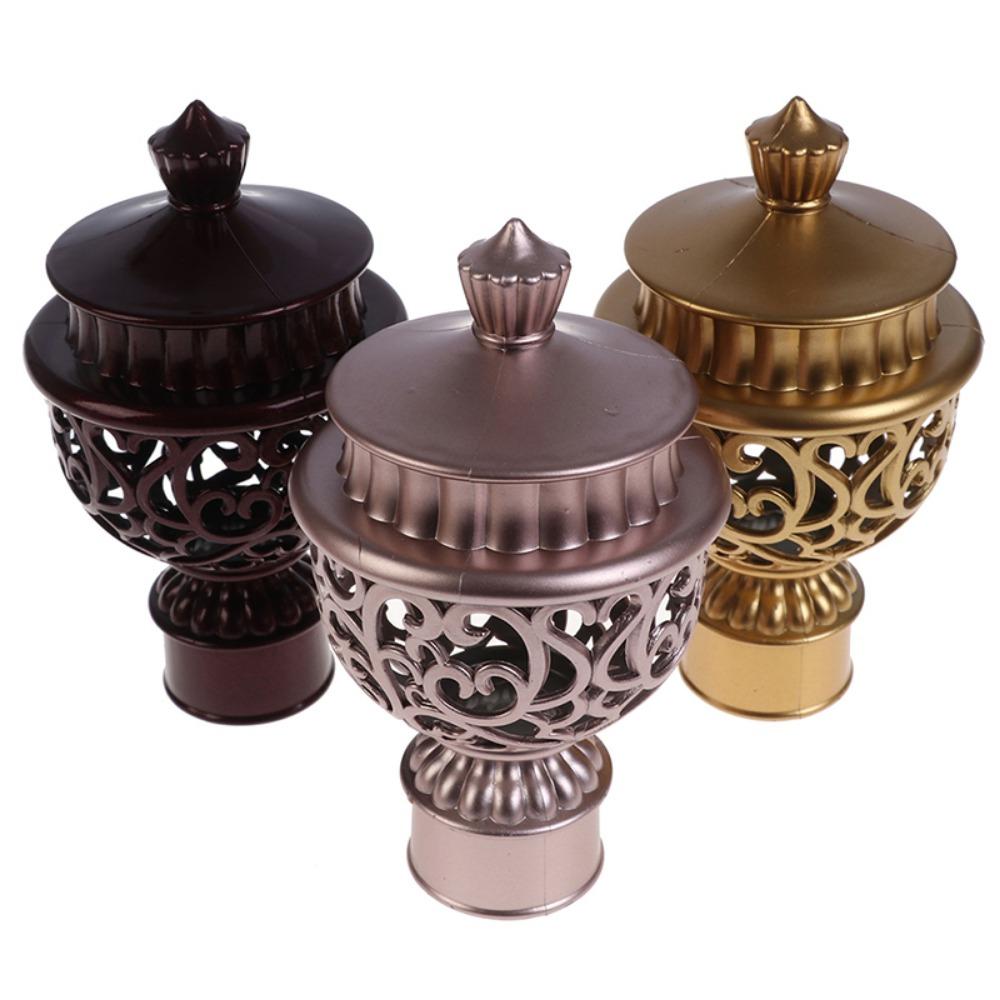 Декоративные полые наконечники для карниза, заглушка для карниза, аксессуары для штор, головка карниза