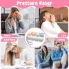 Keyboard Fidget Toy with LED Light Keyboard Fidget Keychain 9-in-1 Keyboard Decompression Button Stress Relief Fidget Gifts