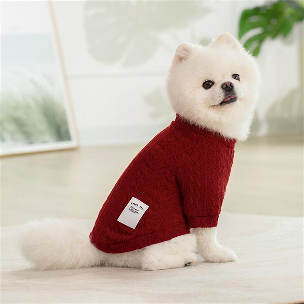 Pet Dog Warm Sweaters For And Winter Puppy Clothes And Dog Knitwear Puppy Clothes Dog Designer Sweater Winter