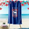 Ipswich Town Football Club Print Beach Towel, Large Soft Quick Dry Towel for Beach Camping Swimming