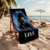 Dark Gothic Mystery Personalized Name Beach Towel Soft Durable Quick-Dry Suitable for Swimming Gym Camping Yoga Vacation