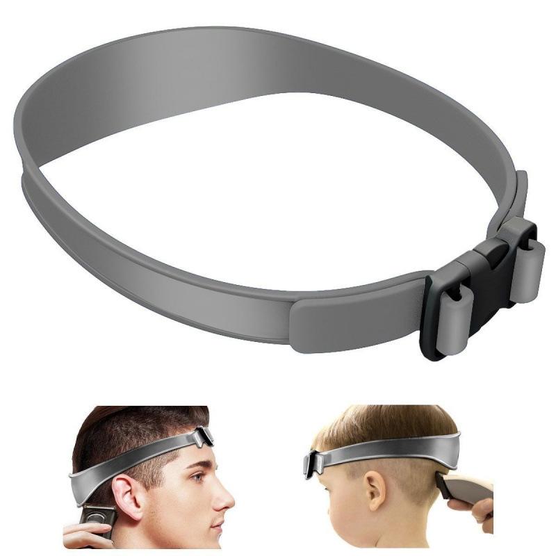 Регулируемая DIY изогнутая силиконовая накидка-шаблон для стрижки волос, направляющая для подстригания волос, 2-уровневый инструмент для стрижки волос для домашней укладки