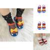 Charming Mini Melissa Snow White Girls Sandals With Adorable Cartoon Pattern Design