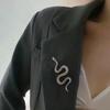 Snake Brooch Femininity Small Design Style Personality Versatile Jacket Accessories Pin Clothing
