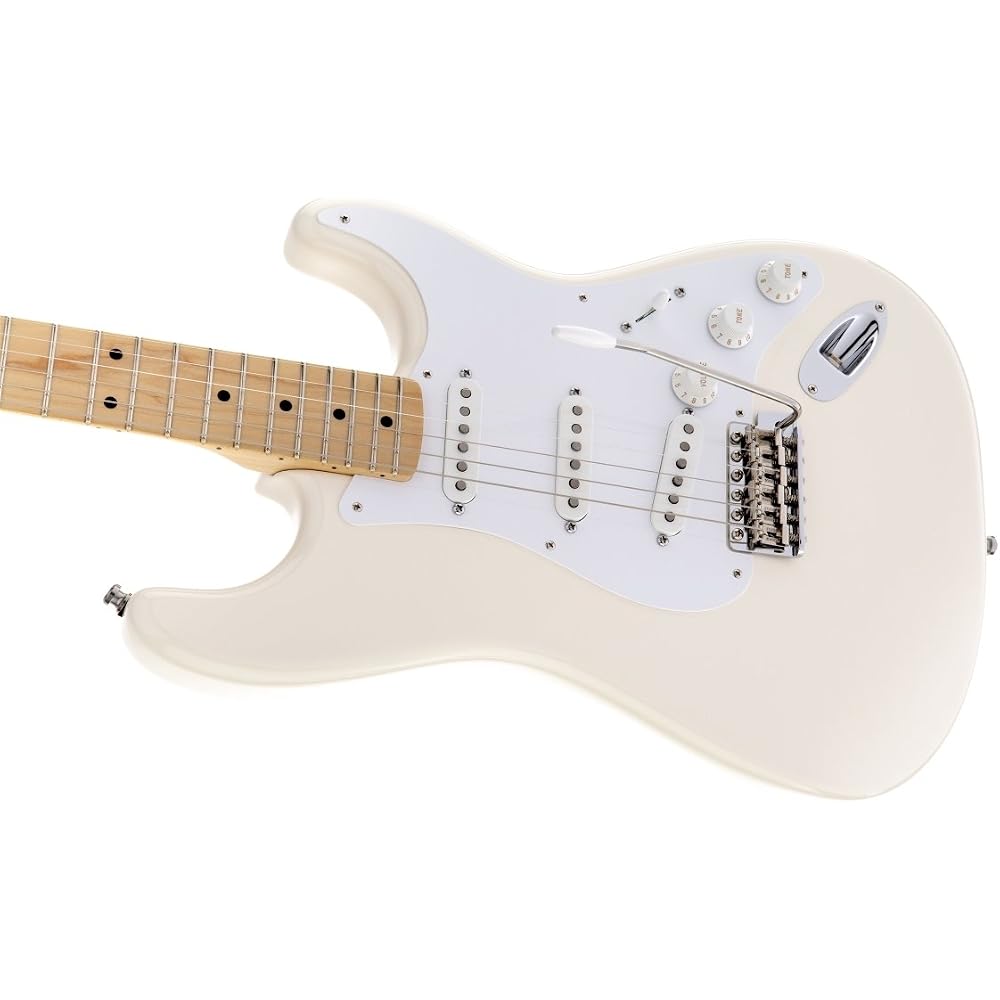 Fender Jimmie Vaughan Tex-Mex™ Strat® Electric Guitar, Maple Fingerboard, Olympic White