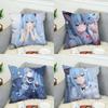 Чехол для подушки Nekoha Shizuku для автомобиля, дивана, декоративный, для дома, двусторонний принт, плюшевая, квадратная, декоративная подушка, чехол