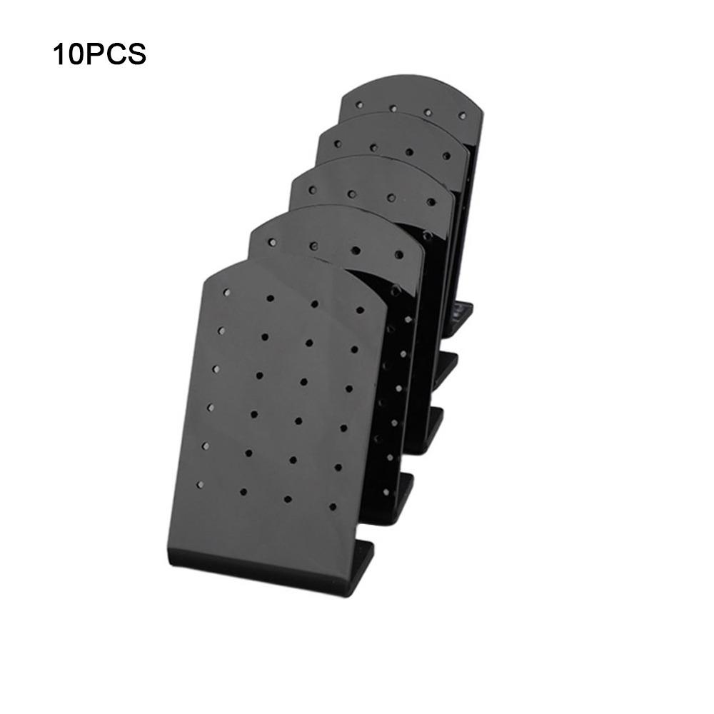 24 Holes Earring Holder Organizer L Shaped Design Ear Studs Display Stand Bedroom Organizer