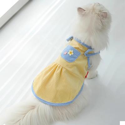 Одежда для кошек Летняя юбка для кошек Щенок Тедди Горький медведь Собака Тонкий жилет