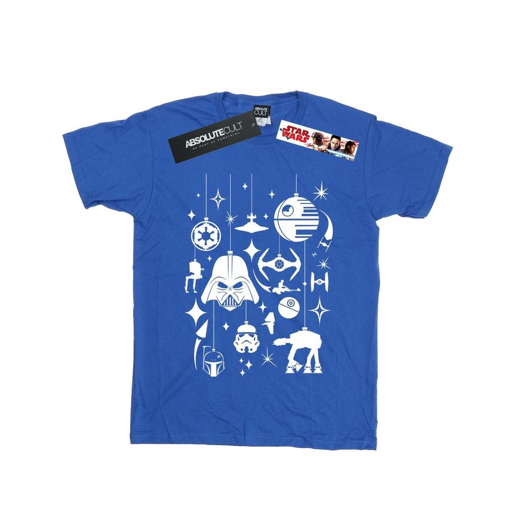 Star Wars Womens/Ladies Christmas Decorations Cotton Boyfriend T-Shirt